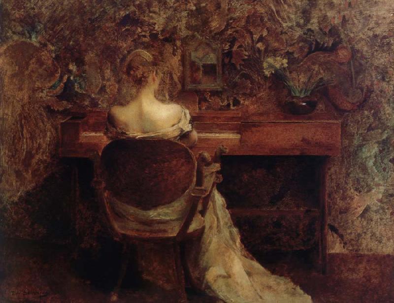 Thomas Wilmer Dewing The Spinet china oil painting image